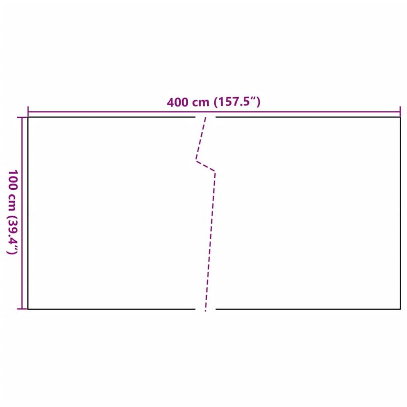 Casa si Gradina - Gradina si terasa - Garduri, panouri si accesorii - Paravan pentru balcon, negru, 400x100 cm, poliratan - Infinity.ro
