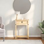 Casa si Gradina - Mobilier - Comode si corpuri - Console - Masuta consola Corona, 55x35x73 cm, lemn masiv de pin - Infinity.ro