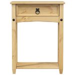 Casa si Gradina - Mobilier - Comode si corpuri - Console - Masuta consola Corona, 55x35x73 cm, lemn masiv de pin - Infinity.ro