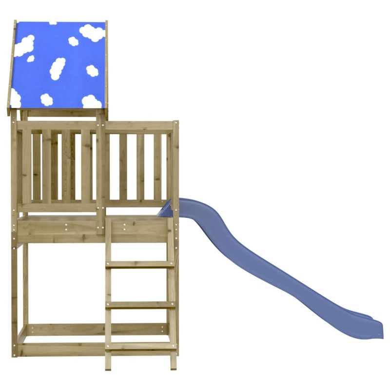 Jucarii, Copii si Bebe - Jucarii si jocuri - Jucarii de exterior - Spatii de joaca si accesorii - Set de joaca pentru exterior, lemn de pin impregnat - Infinity.ro