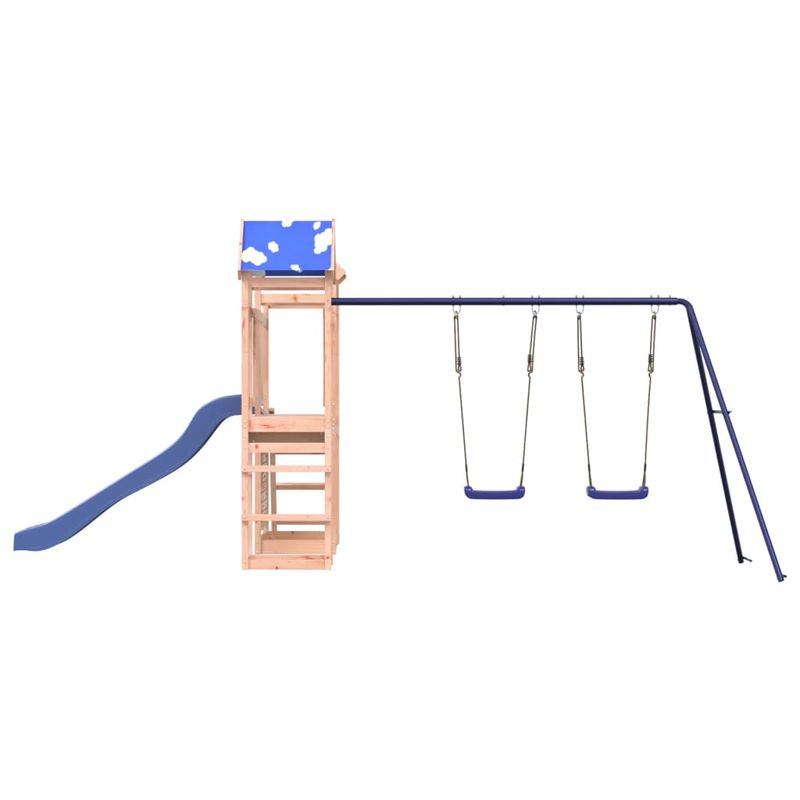 Jucarii, Copii si Bebe - Jucarii si jocuri - Jucarii de exterior - Spatii de joaca si accesorii - Set de joaca pentru exterior, lemn masiv de douglas - Infinity.ro