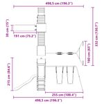 Jucarii, Copii si Bebe - Jucarii si jocuri - Jucarii de exterior - Spatii de joaca si accesorii - Set de joaca pentru exterior, lemn masiv de douglas - Infinity.ro