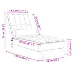 Casa si Gradina - Mobilier - Scaune si fotolii - Fotolii - Sezlong de masaj cu sprijin, albastru, material textil - Infinity.ro