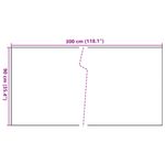 Casa si Gradina - Gradina si terasa - Garduri, panouri si accesorii - Paravan Balcon Maro Deschis 300x90 cm Poly Rattan - Infinity.ro