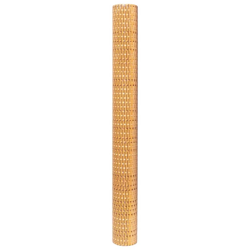 Casa si Gradina - Gradina si terasa - Garduri, panouri si accesorii - Paravan Balcon Maro Deschis 400x100 cm Poly Rattan - Infinity.ro