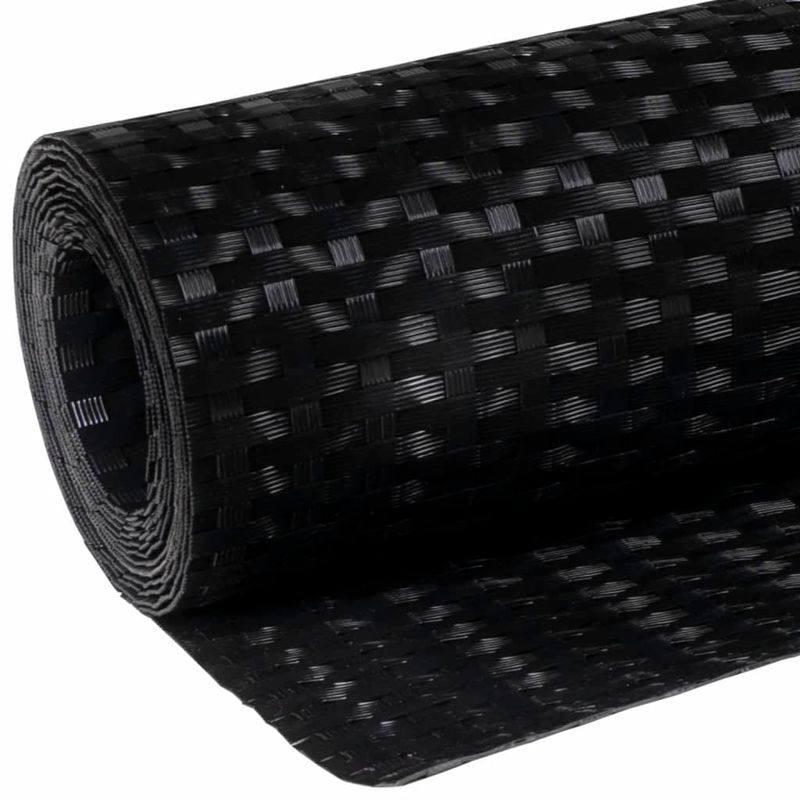 Casa si Gradina - Gradina si terasa - Garduri, panouri si accesorii - Paravan pentru balcon, negru, 1000x100 cm, poliratan - Infinity.ro