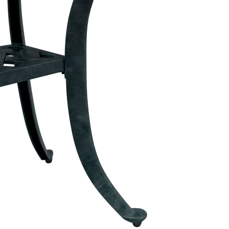 Casa si Gradina - Gradina si terasa - Mobilier exterior - Mese gradina - Masa de gradina, verde, 53x53x53 cm, aluminiu turnat - Infinity.ro
