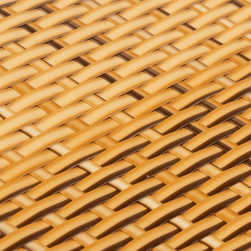 Casa si Gradina - Gradina si terasa - Garduri, panouri si accesorii - Paravan Balcon Maro Deschis 1000x100 cm Poly Rattan - Infinity.ro