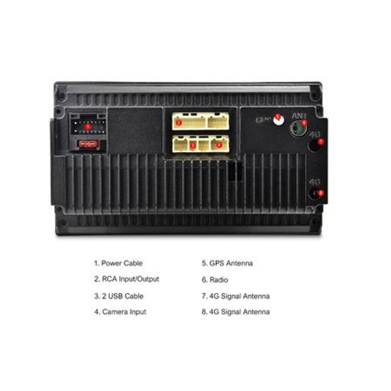 Auto si Moto - Electronice auto - Navigatii GPS - Navigatie auto, android, aluetooth, 4 X 60 w, format 2 din, 7 inch, camera leduri - Infinity.ro