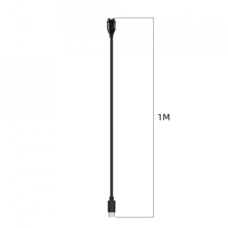 Laptop, Telefoane si Tablete - Wearables si gadgeturi - Gadgeturi - Accesorii SMART - Incarcator pentru Garmin Watch, USB-C, 5W, 1m - Techsuit (TGC2) - Negru - Infinity.ro