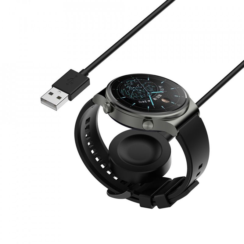Laptop, Telefoane si Tablete - Wearables si gadgeturi - Gadgeturi - Accesorii SMART - Incarcator pentru Huawei Watch, USB, 10W - Techsuit (THC1) - Negru - Infinity.ro
