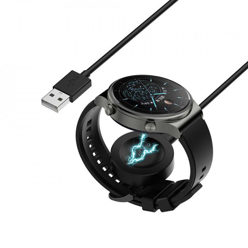 Laptop, Telefoane si Tablete - Wearables si gadgeturi - Gadgeturi - Accesorii SMART - Incarcator pentru Huawei Watch, USB, 10W - Techsuit (THC1) - Negru - Infinity.ro