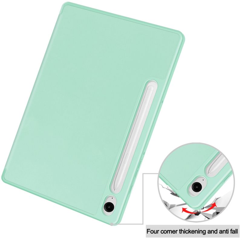 Laptop, Telefoane si Tablete - Tablete si accesorii tablete - Accesorii Tablete - Huse tablete - Husa pentru Samsung Galaxy Tab S9 FE - Techsuit Flex Trifold - Matcha Verde - Infinity.ro