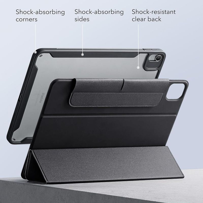 Laptop, Telefoane si Tablete - Tablete si accesorii tablete - Accesorii Tablete - Huse tablete - Husa pentru iPad Air 4 (2020) / Air 5 (2022) / Air 6 (2024) - ESR Rebound Hybrid - Gri - Infinity.ro