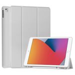 Laptop, Telefoane si Tablete - Tablete si accesorii tablete - Accesorii Tablete - Huse tablete - Husa pentru Samsung Galaxy Tab A7 Lite - Techsuit Flex Trifold - Gri - Infinity.ro