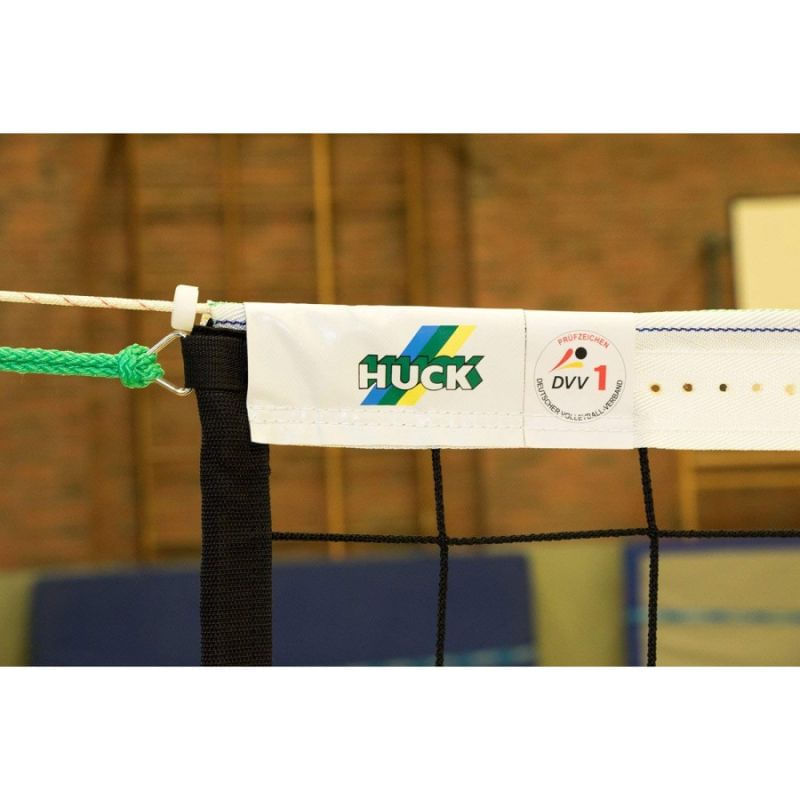 Sport si Outdoor - Sporturi de echipa - Accesorii si echipamente volei - Fileu volei Huck DVV1 pentru competitii, fir 4 mm, 6 puncte prindere - Infinity.ro