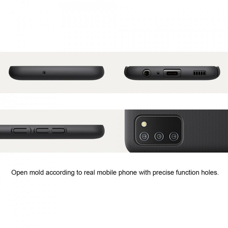 Laptop, Telefoane si Tablete - Telefoane mobile si accesorii - Accesorii Telefoane - Huse telefoane - Husa pentru Samsung Galaxy A02s - Nillkin Super Frosted Shield - Negru - Infinity.ro
