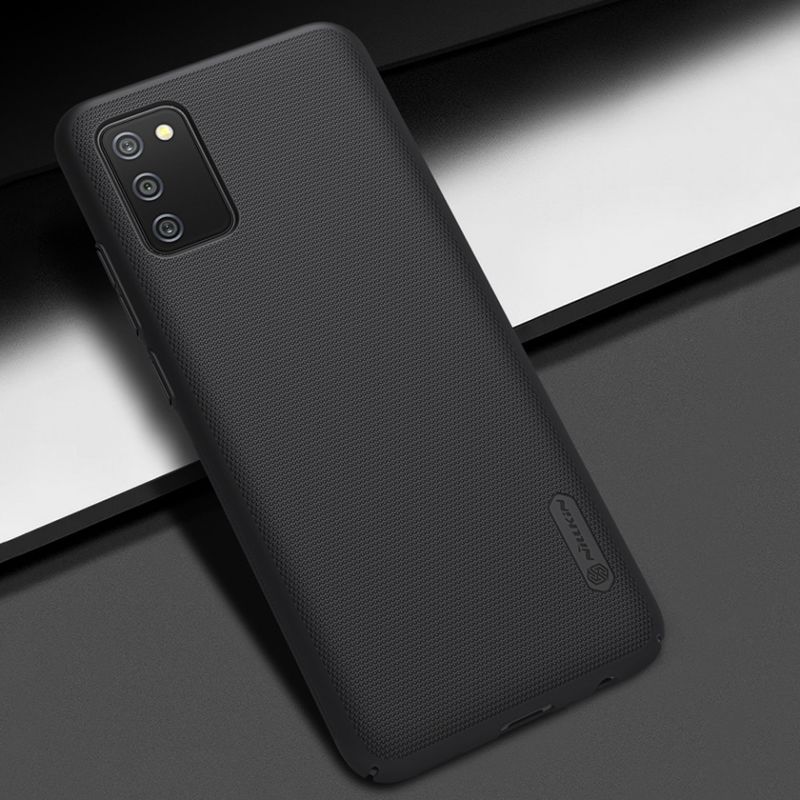 Laptop, Telefoane si Tablete - Telefoane mobile si accesorii - Accesorii Telefoane - Huse telefoane - Husa pentru Samsung Galaxy A02s - Nillkin Super Frosted Shield - Negru - Infinity.ro