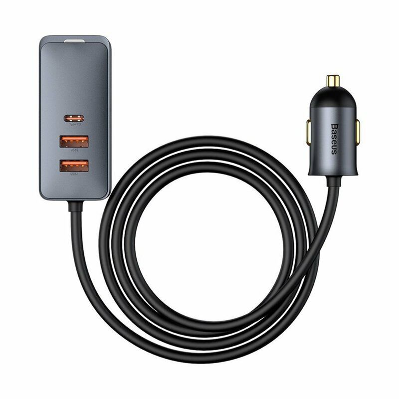 Laptop, Telefoane si Tablete - Telefoane mobile si accesorii - Accesorii Telefoane - Incarcatoare telefoane - Incarcator 2x USB, 2x Type-C, Fast Charging, 120W - Baseus Share Together (CCBT-A0G) - Gri - Infinity.ro
