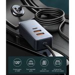Laptop, Telefoane si Tablete - Telefoane mobile si accesorii - Accesorii Telefoane - Incarcatoare telefoane - Incarcator 2x USB, 2x Type-C, Fast Charging, 120W - Baseus Share Together (CCBT-A0G) - Gri - Infinity.ro