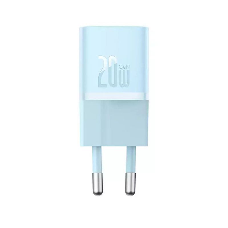 Laptop, Telefoane si Tablete - Telefoane mobile si accesorii - Accesorii Telefoane - Incarcatoare telefoane - Incarcator Type-C, Fast Charging, GaN, 20W - Baseus (CCGN050103) - Albastru - Infinity.ro