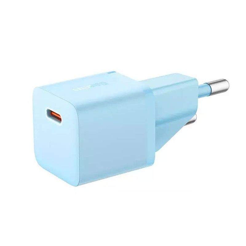 Laptop, Telefoane si Tablete - Telefoane mobile si accesorii - Accesorii Telefoane - Incarcatoare telefoane - Incarcator Type-C, Fast Charging, GaN, 20W - Baseus (CCGN050103) - Albastru - Infinity.ro