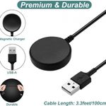 Laptop, Telefoane si Tablete - Telefoane mobile si accesorii - Accesorii Telefoane - Incarcatoare telefoane - Incarcator pentru Samsung Watch, USB, 2.5W, Metal Case - Techsuit (TSC12) - Negru - Infinity.ro