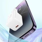 Laptop, Telefoane si Tablete - Telefoane mobile si accesorii - Accesorii Telefoane - Incarcatoare telefoane - Incarcator Type-C, Fast Charging, GaN, 30W - Baseus (CCGN070502) - Alb - Infinity.ro