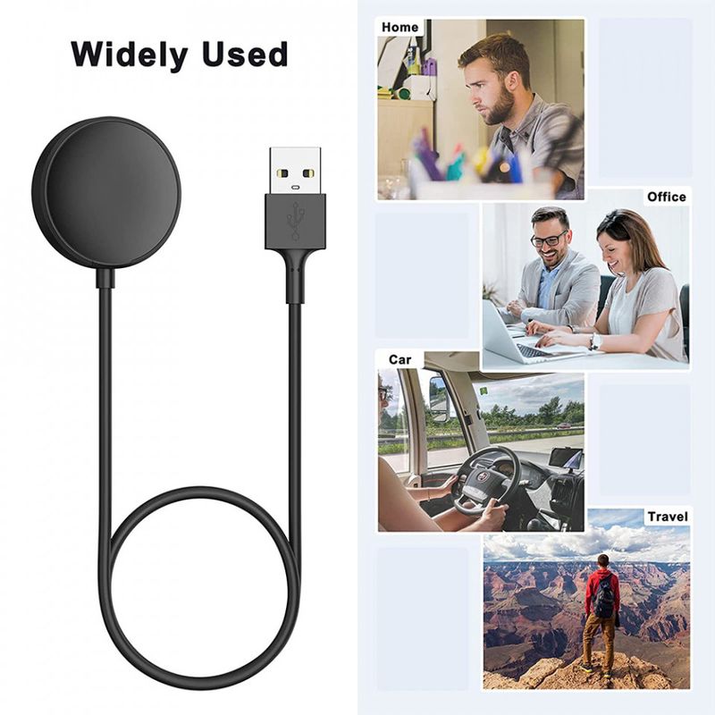 Laptop, Telefoane si Tablete - Telefoane mobile si accesorii - Accesorii Telefoane - Incarcatoare telefoane - Incarcator pentru Samsung Watch, USB, 2.5W, Metal Case - Techsuit (TSC12) - Negru - Infinity.ro