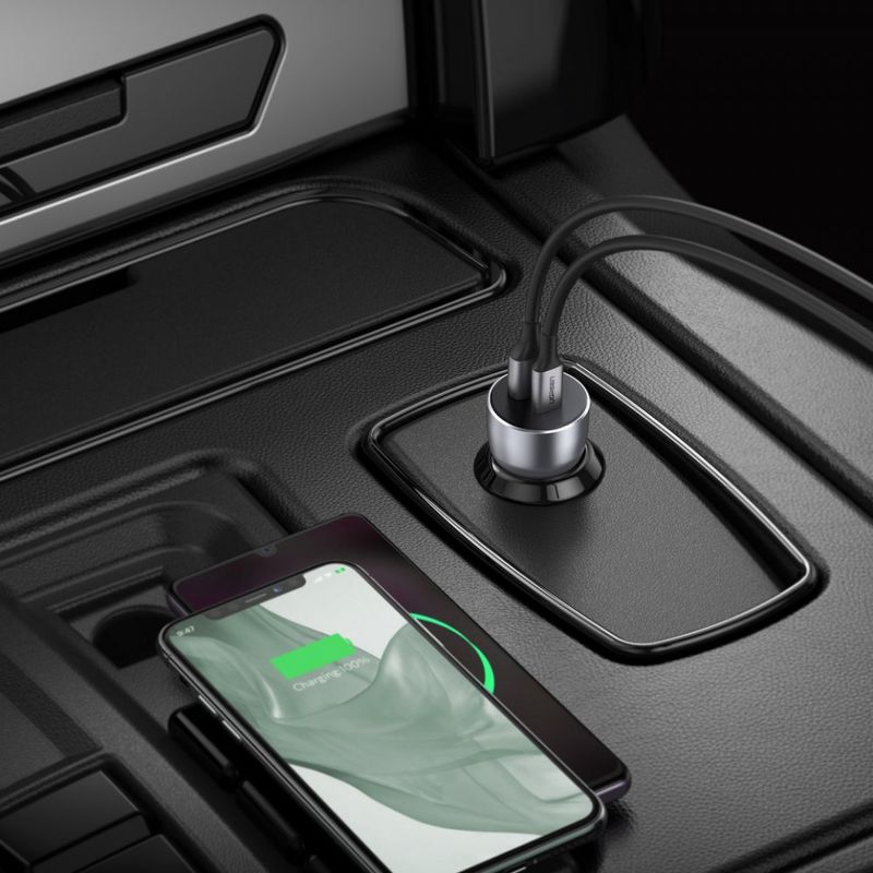 Laptop, Telefoane si Tablete - Telefoane mobile si accesorii - Accesorii Telefoane - Incarcatoare telefoane - Incarcator Auto 2xUSB-A, QC 3.0, 42.5W - UVerde (60980) - Albastru inchis - Infinity.ro