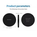 Laptop, Telefoane si Tablete - Telefoane mobile si accesorii - Accesorii Telefoane - Incarcatoare telefoane - Incarcator Wireless 10W - Techsuit Premium (CHWR002) - Negru - Infinity.ro