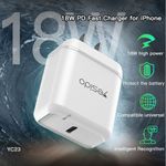 Laptop, Telefoane si Tablete - Telefoane mobile si accesorii - Accesorii Telefoane - Incarcatoare telefoane - Incarcator Priza Type-C PD 18W, 3A - Yesido (YC23) - Alb - Infinity.ro