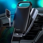 Laptop, Telefoane si Tablete - Telefoane mobile si accesorii - Accesorii Telefoane - Suport si docking telefoane - Suport Auto cu Incarcare Wireless 15W - Baseus (WXHW02-01) - Negru - Infinity.ro