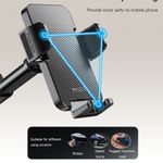 Laptop, Telefoane si Tablete - Telefoane mobile si accesorii - Accesorii Telefoane - Suport si docking telefoane - Suport Auto cu Prindere de Bord si Parbriz - Yesido (C173) - Negru - Infinity.ro