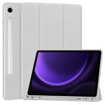 Laptop, Telefoane si Tablete - Tablete si accesorii tablete - Accesorii Tablete - Huse tablete - Husa pentru Samsung Galaxy Tab S9 FE - Techsuit Flex Trifold - Gri - Infinity.ro