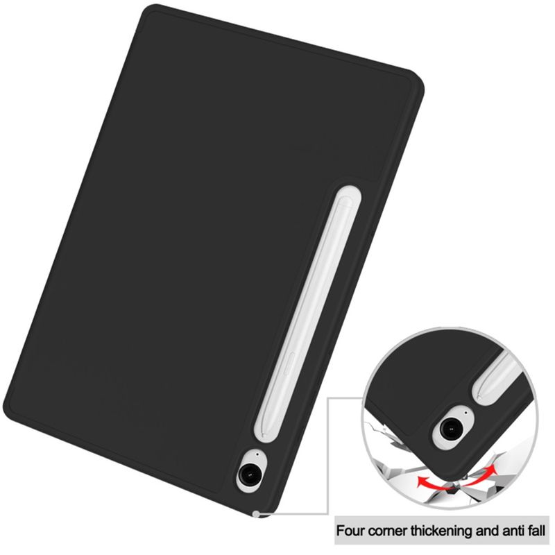 Laptop, Telefoane si Tablete - Tablete si accesorii tablete - Accesorii Tablete - Huse tablete - Husa pentru Samsung Galaxy Tab S9 FE - Techsuit Flex Trifold - Negru - Infinity.ro