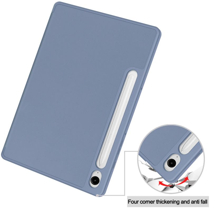 Laptop, Telefoane si Tablete - Tablete si accesorii tablete - Accesorii Tablete - Huse tablete - Husa pentru Samsung Galaxy Tab S9 FE - Techsuit Flex Trifold - Gri - Infinity.ro