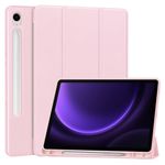Laptop, Telefoane si Tablete - Tablete si accesorii tablete - Accesorii Tablete - Huse tablete - Husa pentru Samsung Galaxy Tab S9 FE - Techsuit Flex Trifold - Roz - Infinity.ro
