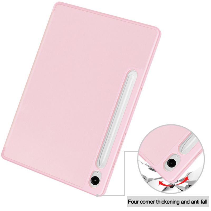 Laptop, Telefoane si Tablete - Tablete si accesorii tablete - Accesorii Tablete - Huse tablete - Husa pentru Samsung Galaxy Tab S9 FE - Techsuit Flex Trifold - Roz - Infinity.ro
