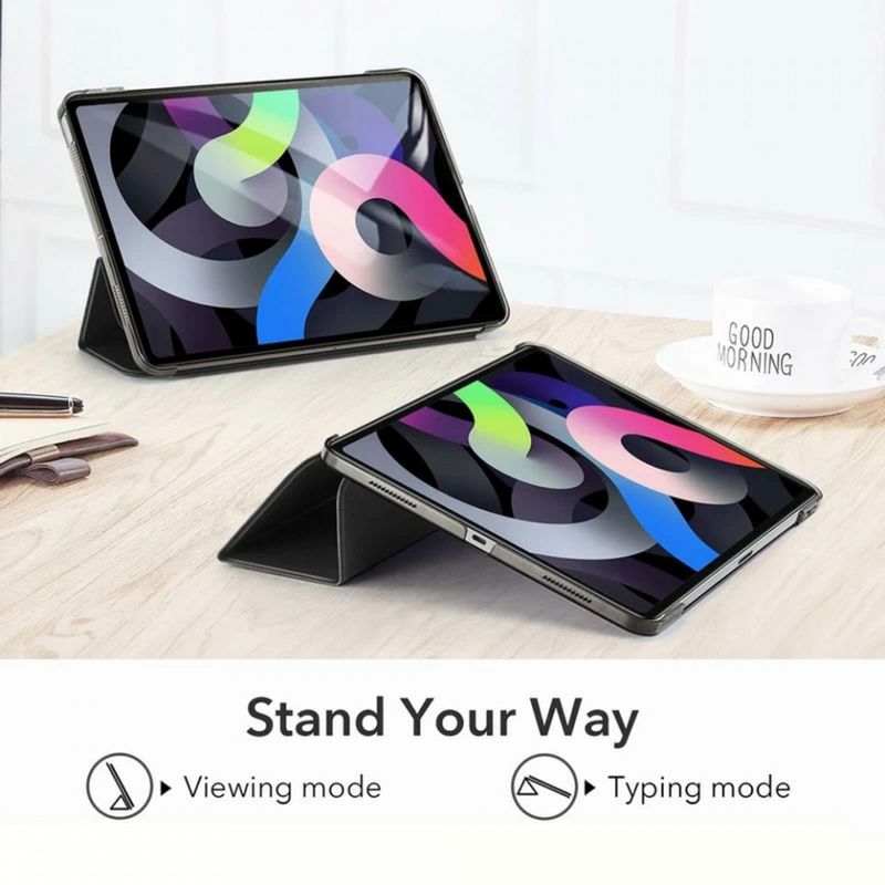 Laptop, Telefoane si Tablete - Tablete si accesorii tablete - Accesorii Tablete - Huse tablete - Husa pentru iPad Air 4 (2020) / Air 5 (2022) / Air 6 (2024) - ESR Ascend Trifold - Gri - Infinity.ro