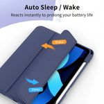 Laptop, Telefoane si Tablete - Tablete si accesorii tablete - Accesorii Tablete - Huse tablete - Husa pentru iPad Air 4 (2020) / Air 5 (2022) - Techsuit Flex Trifold - Roz - Infinity.ro