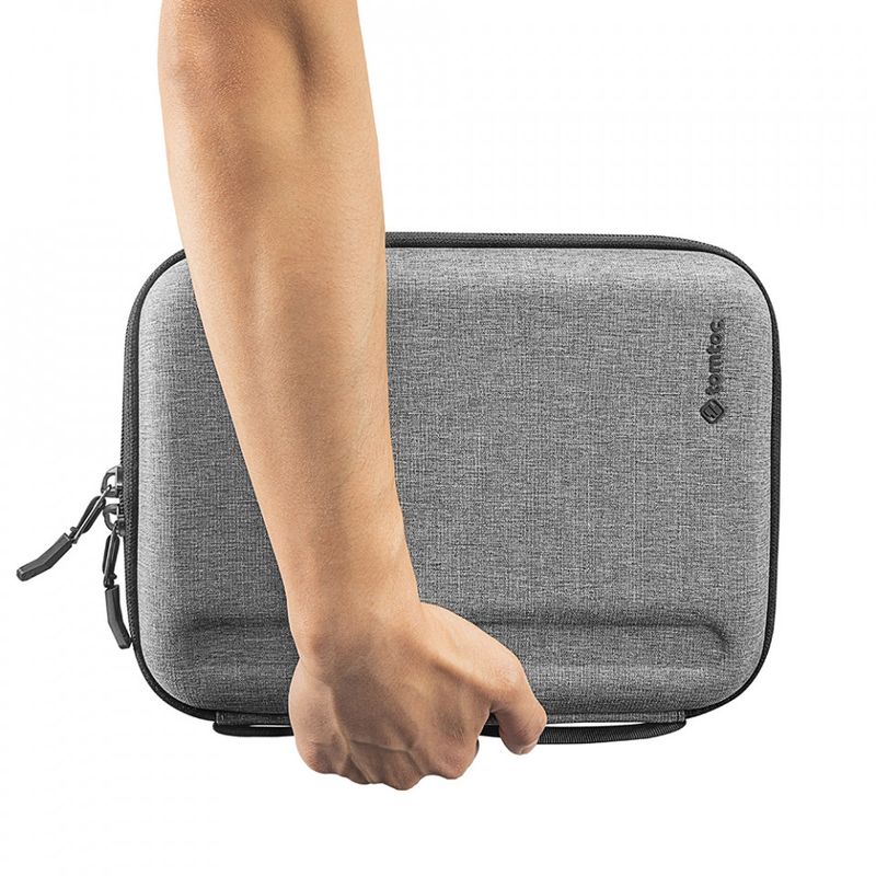 Laptop, Telefoane si Tablete - Tablete si accesorii tablete - Accesorii Tablete - Huse tablete - Geanta pentru iPad Pro 11 (2018 / 2020 / 2021 / 2022) - Tomtoc FancyCase Plus (B06A2G2) - Gri - Infinity.ro