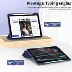 Laptop, Telefoane si Tablete - Tablete si accesorii tablete - Accesorii Tablete - Huse tablete - Husa pentru iPad Air 4 (2020) / Air 5 (2022) - Techsuit Flex Trifold - Sky Albastru - Infinity.ro