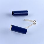 Casa si Gradina - Decoratiuni - DIY - Articole mercerie - Set 2 capete metalice cu sigurante pentru snur Crisalida, 5 mm, Albastru - Infinity.ro