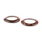 Casa si Gradina - Decoratiuni - Obiecte decorative - Accesorii decorative - Set 10 inele decorative din cocos Crisalida®, diametru 50 mm, Natur - Infinity.ro