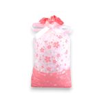 Market - Cadouri - Pungi cadou si accesorii - Set 5 pungi cu panglica pentru cadou Crisalida, 23 x 34 cm, Transparent roz - Infinity.ro