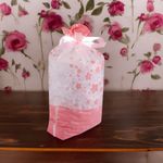 Market - Cadouri - Pungi cadou si accesorii - Set 5 pungi cu panglica pentru cadou Crisalida, 23 x 34 cm, Transparent roz - Infinity.ro