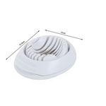 Casa si Gradina - Bucatarie si vesela - Ustensile bucatarie - Feliatoare si taietoare manuale - Slicer pentru oua fierte, material plastic si otel, dimensiuni 11cm x 13.5cm x 4cm - Infinity.ro