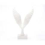 Casa si Gradina - Decoratiuni - Obiecte decorative - Accesorii decorative - Statueta "Bird" White din rasina - Infinity.ro