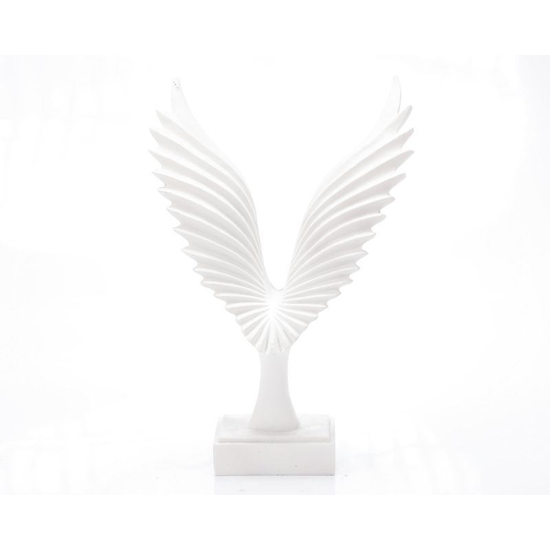Casa si Gradina - Decoratiuni - Obiecte decorative - Accesorii decorative - Statueta "Bird" White din rasina - Infinity.ro